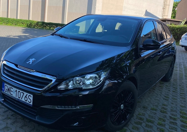 Peugeot 308 cena 40000 przebieg: 113000, rok produkcji 2016 z Wejherowo małe 154